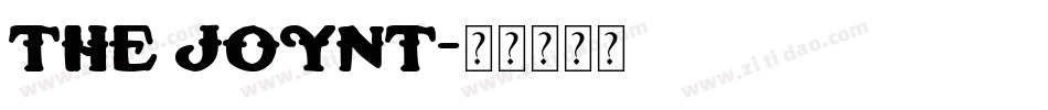 the Joynt字体转换